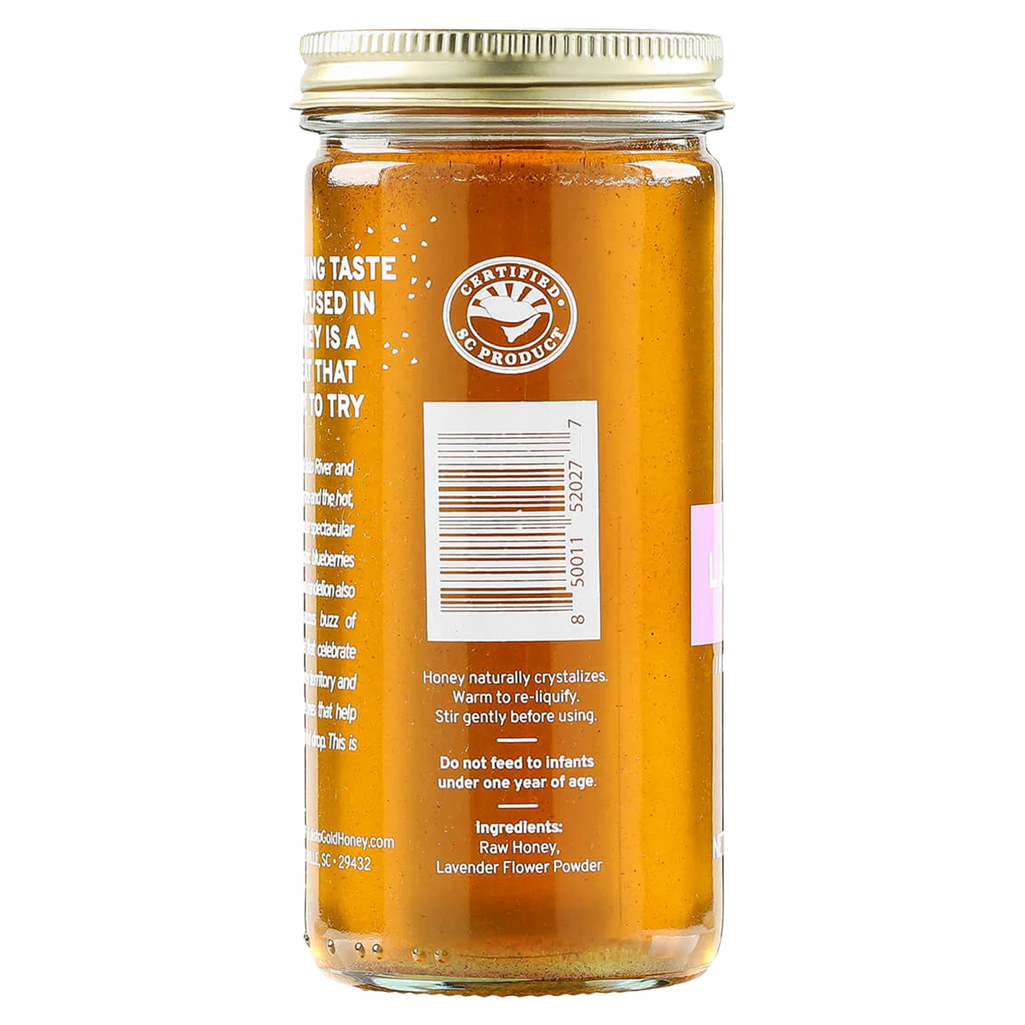 Lavender Infused Raw Honey