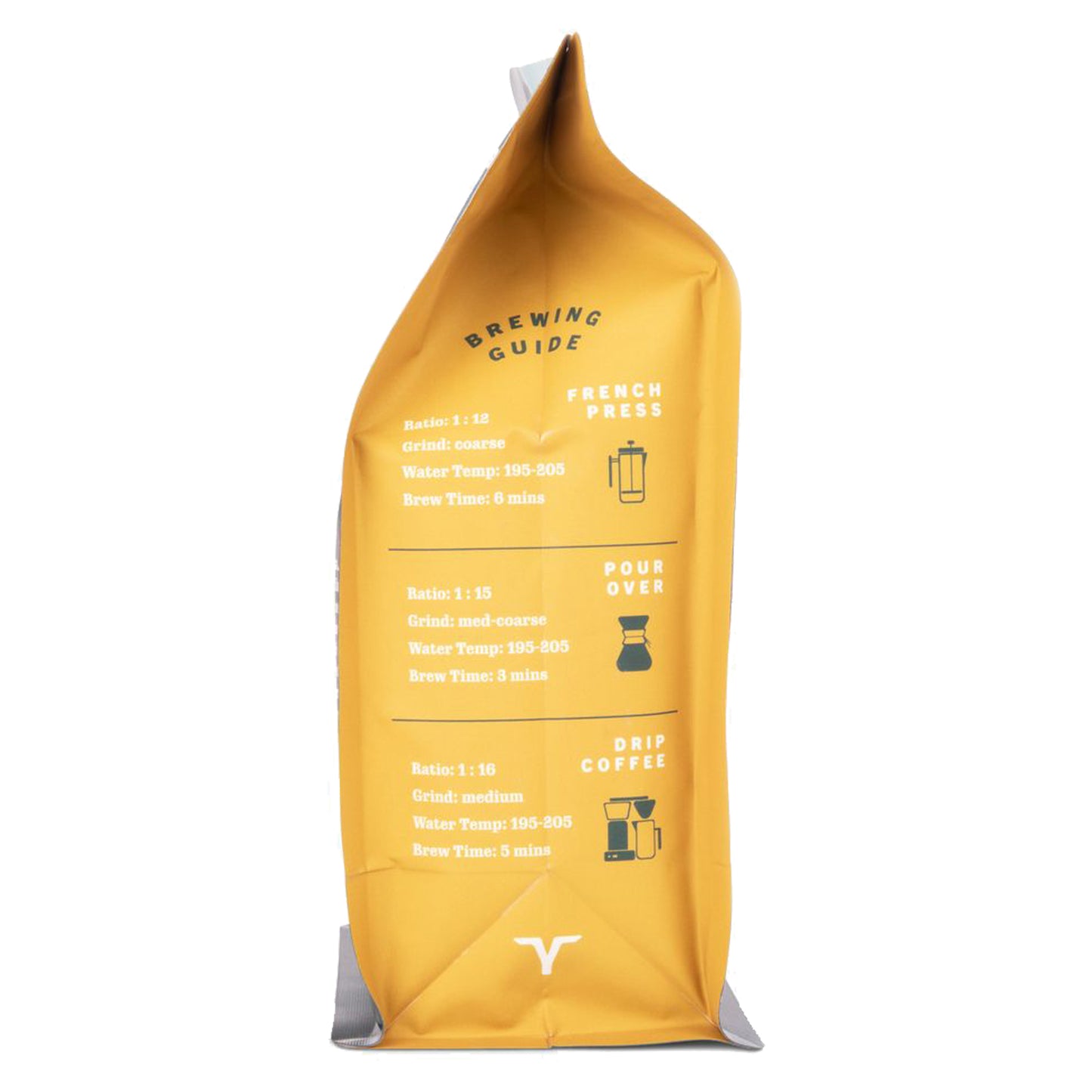 DaySol Coffee Lab Gratitude Blend 12oz Whole Bean Coffee Bag Brew Instructions