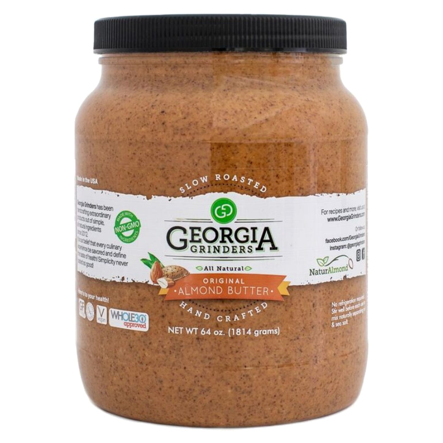 Georgia Grinders 64oz Original Almond Butter