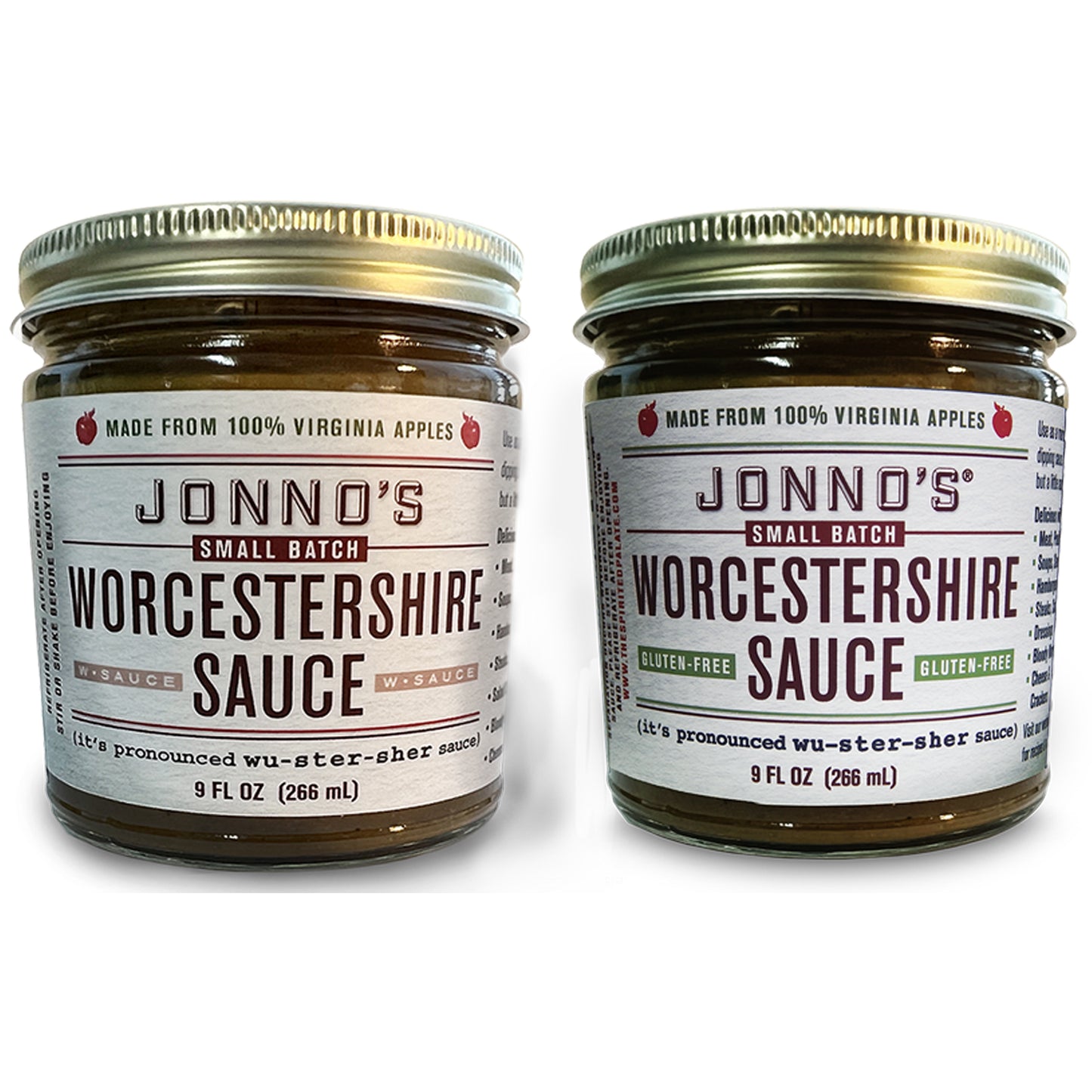 Jonno's Worcestershire Sauce Sampler Duo