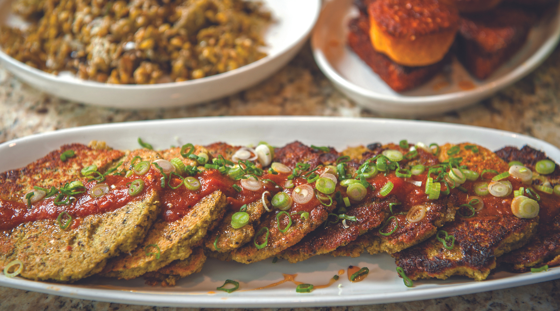 Savory Black-Eyed Pea Griddle Cakes