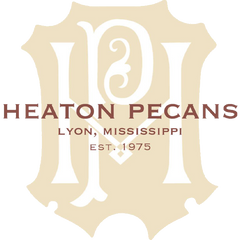 Heaton Pecans Brand Logo with Lyon, Mississippi est. 1975 underneath