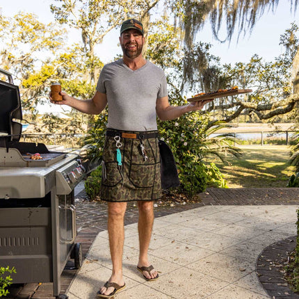 GRILLKILT Grilling Apron - Vintage Camo