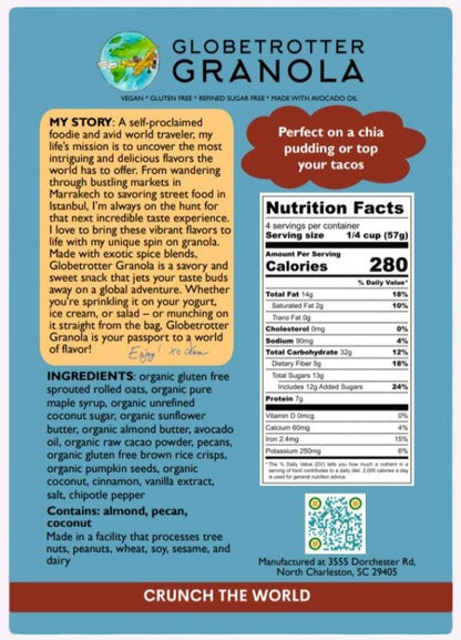 Charleston Chili Chocolate Granola