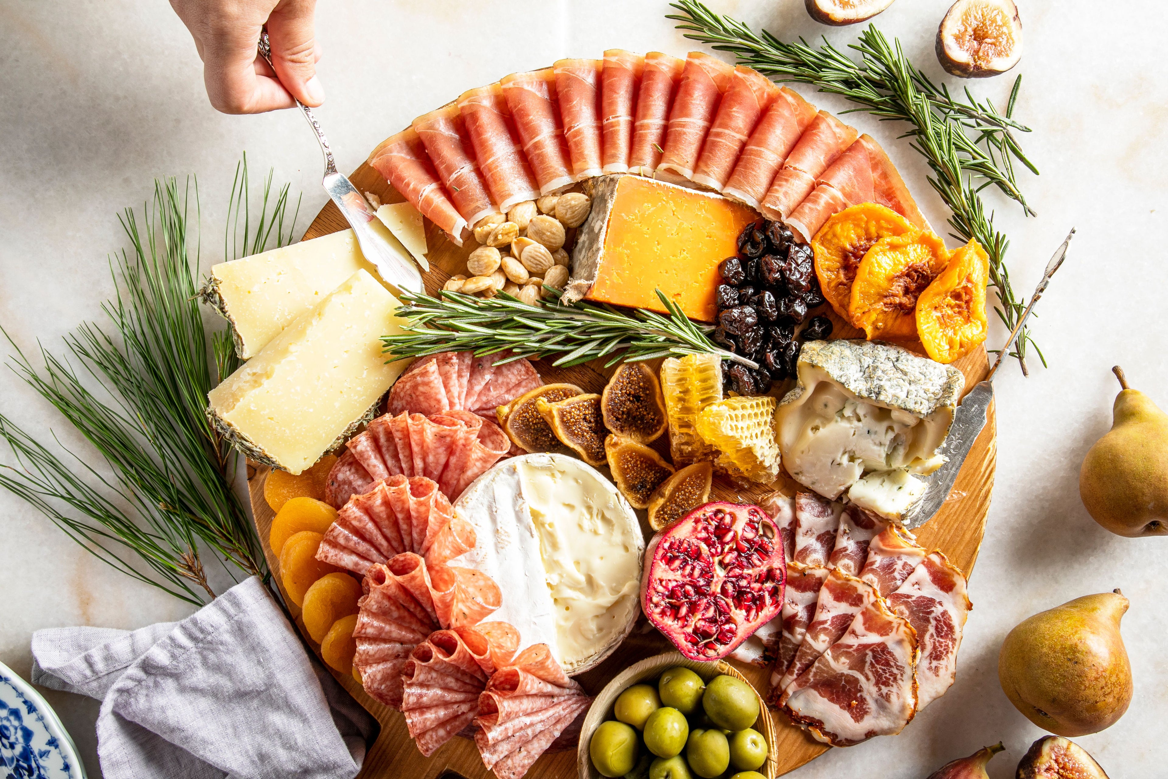 holiday charcuterie board
