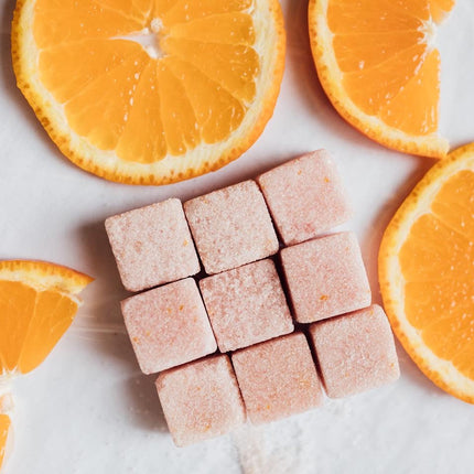 Orange Cherry Sugar Cubes