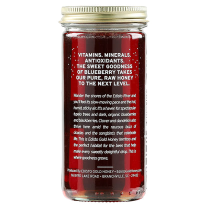 Blueberry Infused Raw Honey