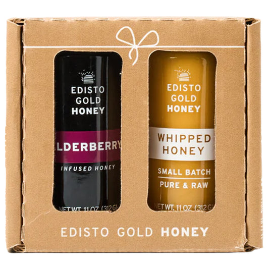 Elderberry Infused and Whipped Honey Gift Set