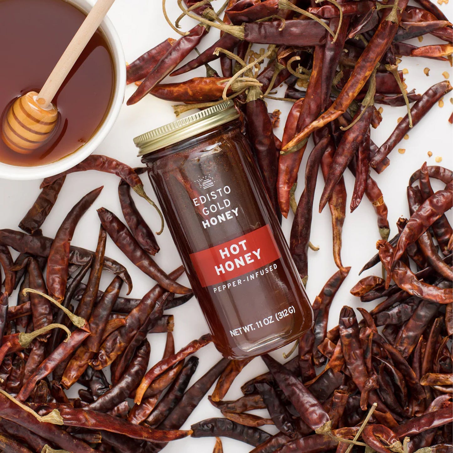 Pepper Infused Hot Honey