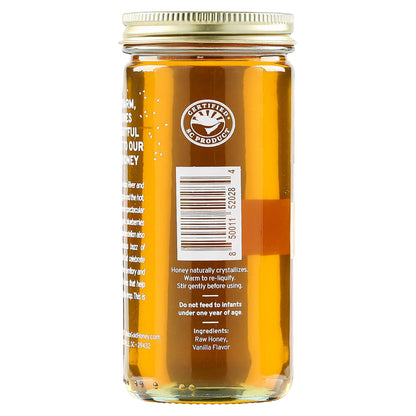 Vanilla Infused Raw Honey