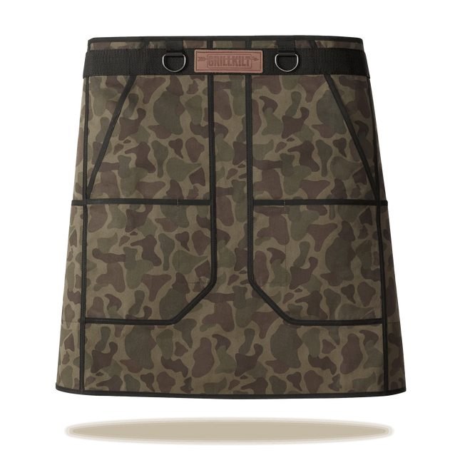 GRILLKILT Grilling Apron - Vintage Camo