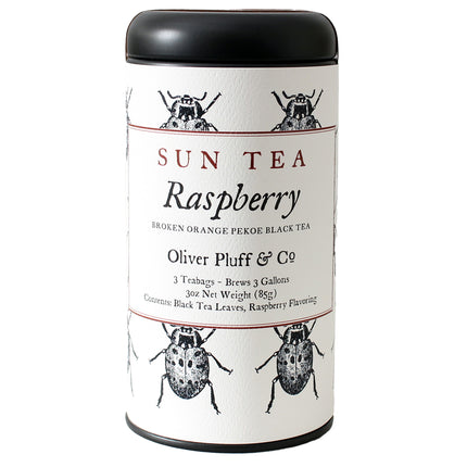 Raspberry Sun Tea