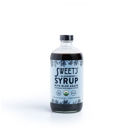 Organic Elderberry Syrup With Blue Agave