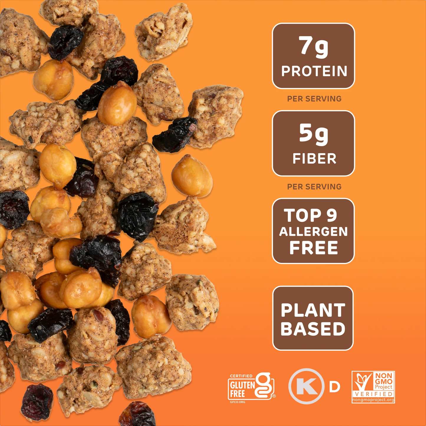 Maple Cinnamon Chickpea & Granola Crunch Mix