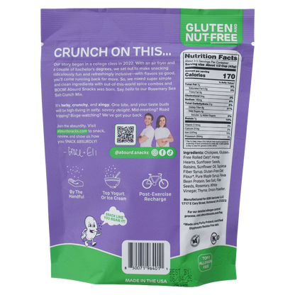Rosemary Sea Salt Chickpea & Granola Crunch Mix
