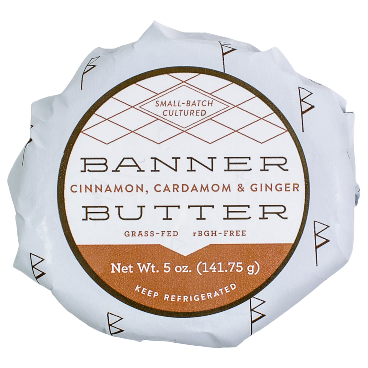 Banner Butter Cinnamon Cardamom and Ginger cultured butter with cultured cream and warming spices