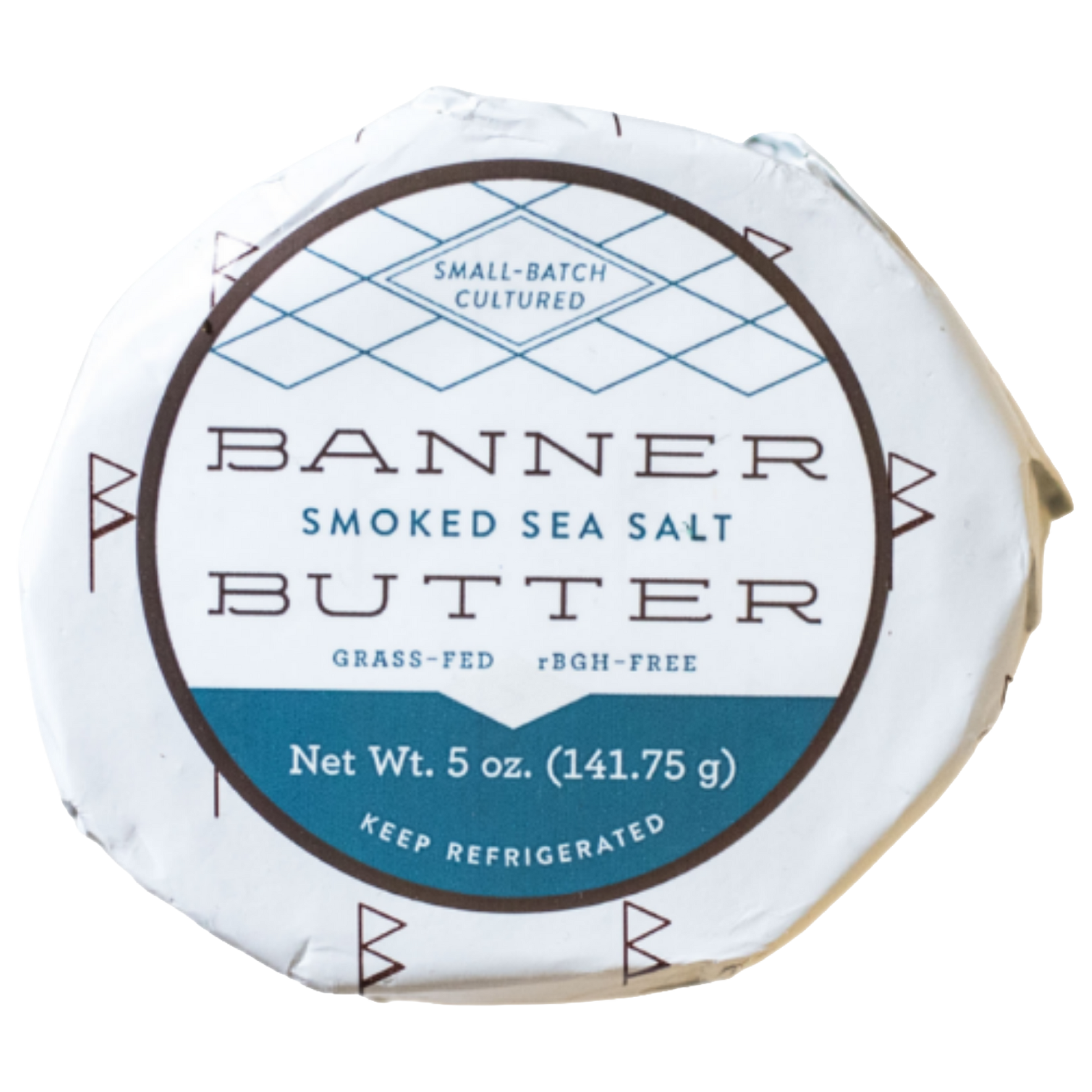 Banner Butter Smoked Sea Salt cultured butter with cold-smoked hickory sea salt