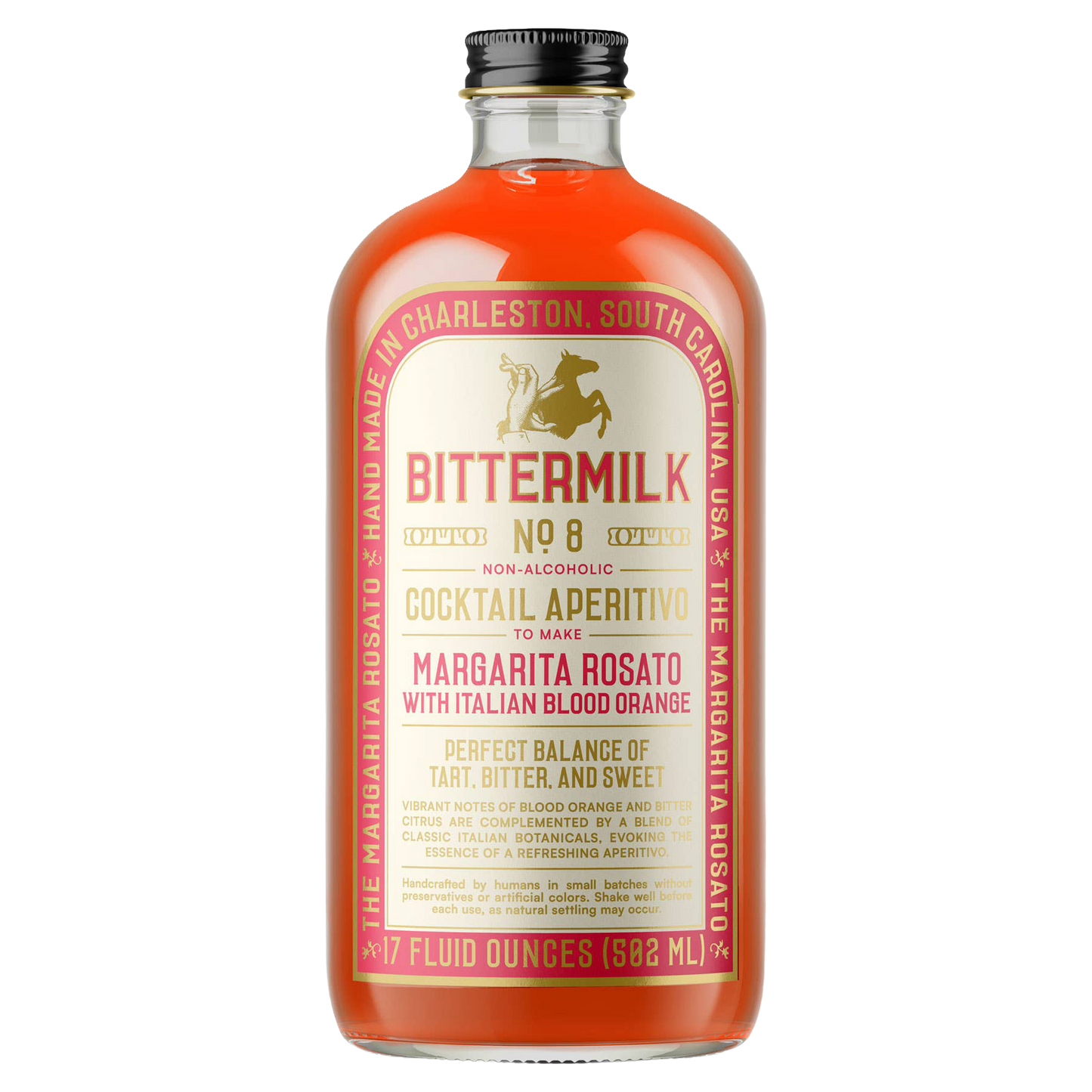 Bittermilk  No.8 - Margarita Rosato Cocktail Mixer with Italian Blood Orange