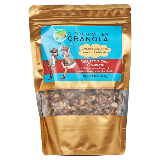 Globetrotter Granola Charleston Chili Chocolate Granola Bag 