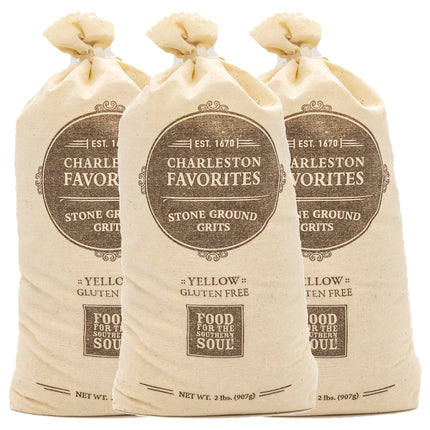 Food for the Southern Soul Charleston Favorites Yellow Grits 3 Pack