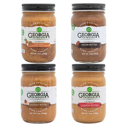 Georgia Grinders Nut Butter Sampler Mix 4-Pack