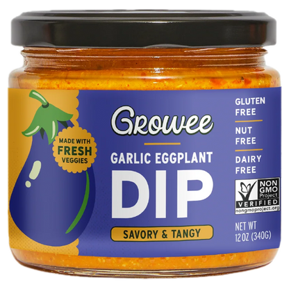 Growee Tangy Garlic Eggplant Dip