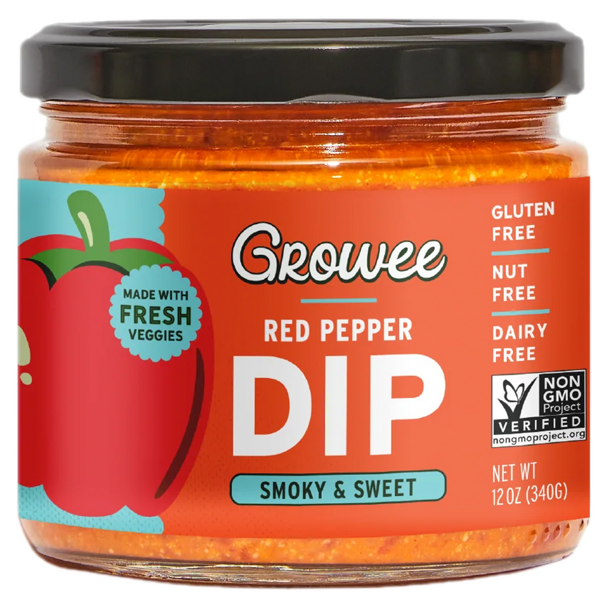 Growee Roasted Red Pepper Dip