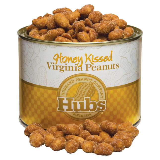 Hubbard Peanut Company Honey Kissed  Virginia Peanuts 20oz. Tin