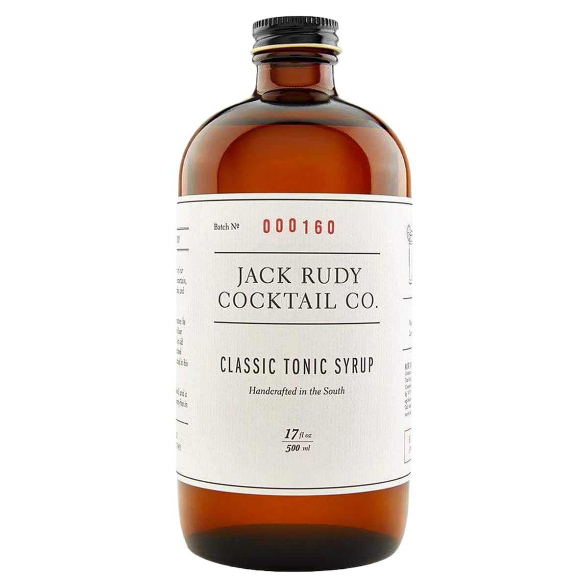 Jack Rudy Classic Tonic Syrup
