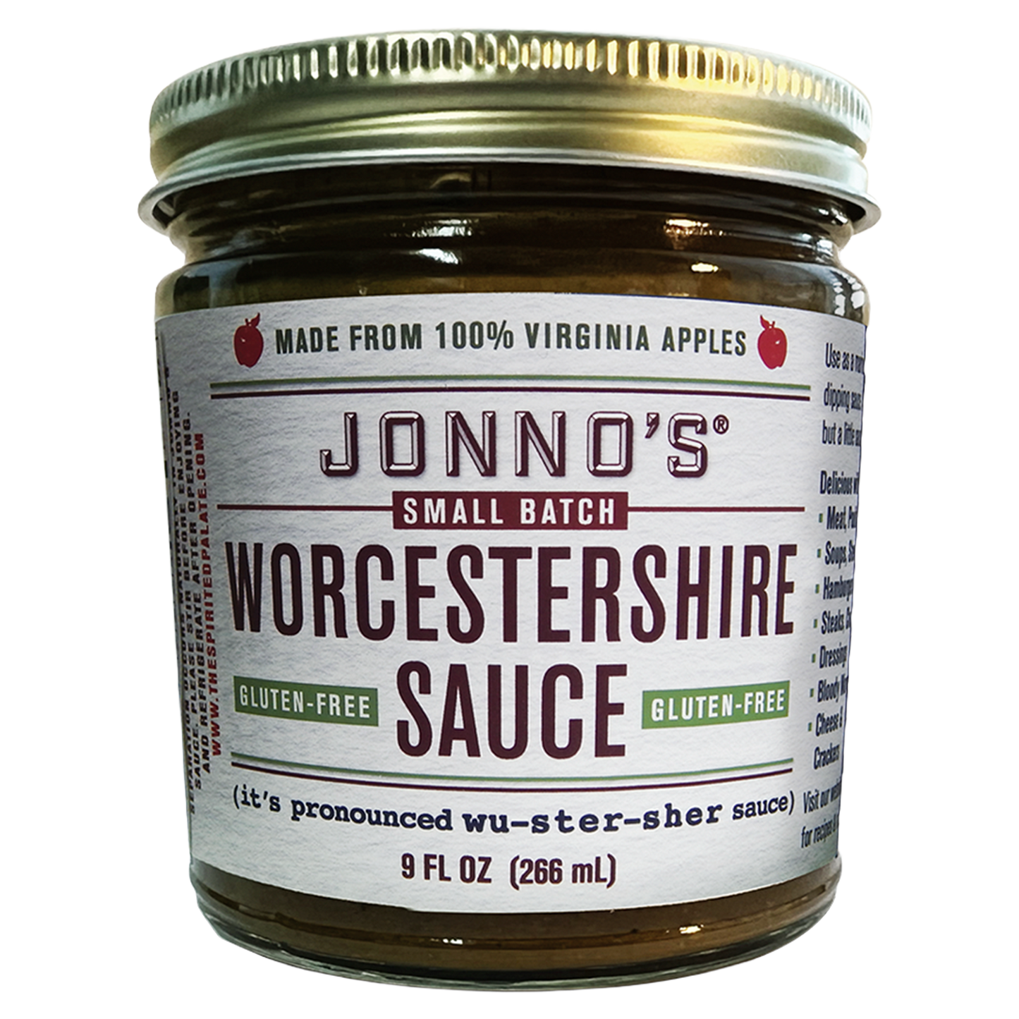 Jonno's Worcestershire Sauce - Gluten Free