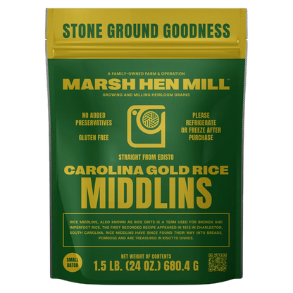 Marsh Hen Mill Carolina Gold Middlins Rice