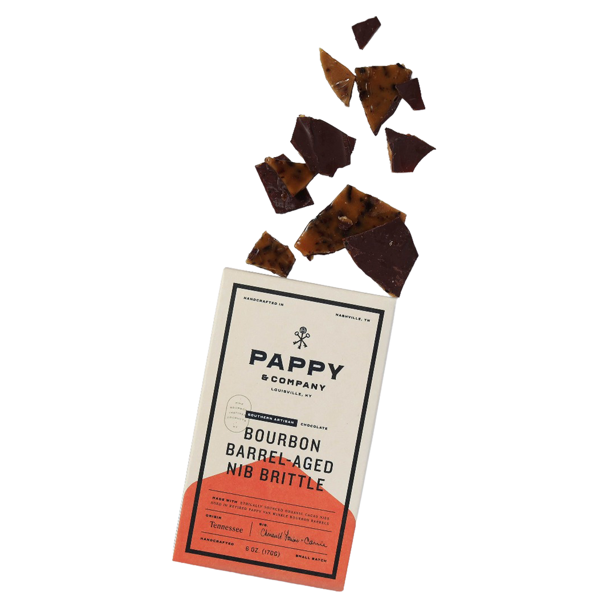 Pappy Bourbon Barrel Aged Nib Brittle