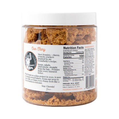 Sharp Cheddar Penny Bank Jars