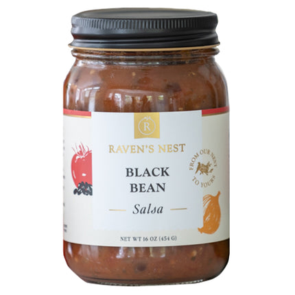 Raven's Nest Black Bean Salsa Jar