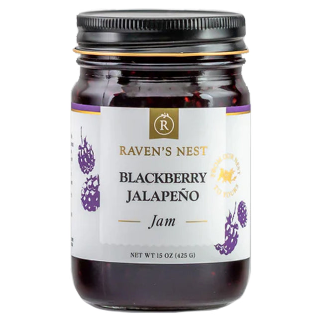 Raven's Nest Blackberry Jalapeno Jam Jar