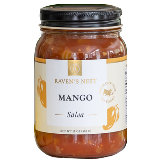 Raven's Nest Mango Salsa Jar