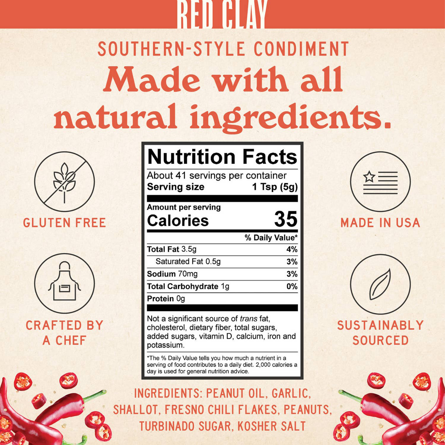 Red Clay Southern Spicy Chili Crisp