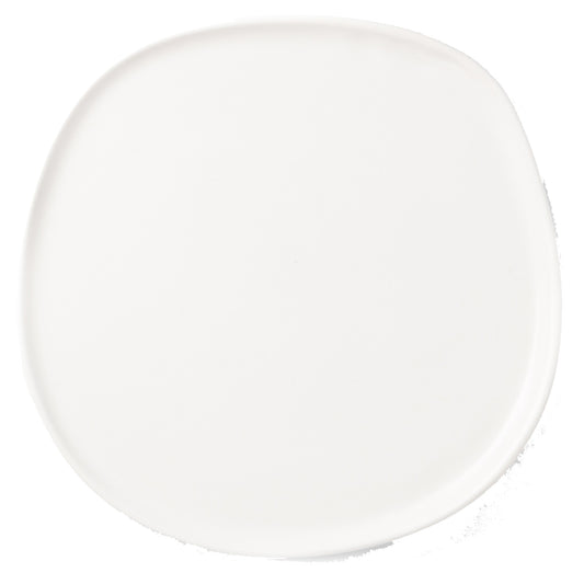 Haand Ripple Dinner Plate in White