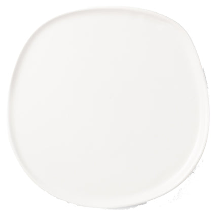 Haand Ripple Dinner Plate in Matte White