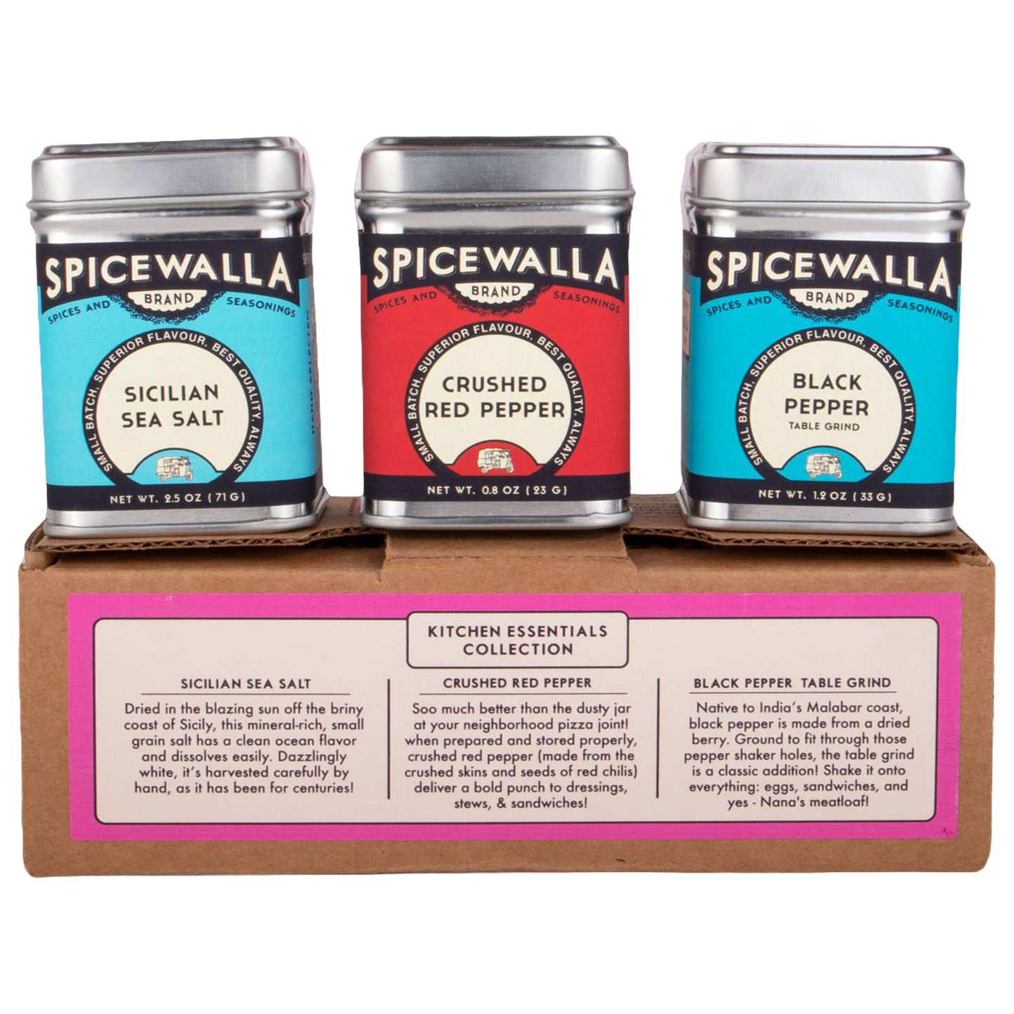 Spicewalla Kitchen Essentials  Collection (3-Pack)