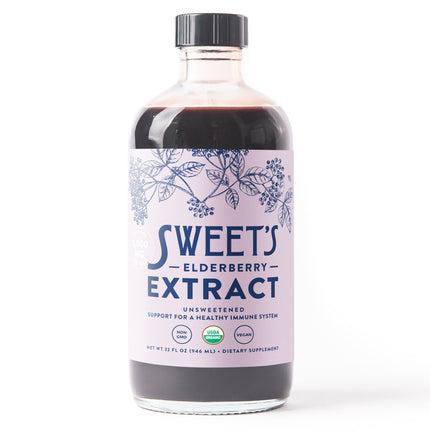 Sweets Elderberry Extract 32 oz bottle