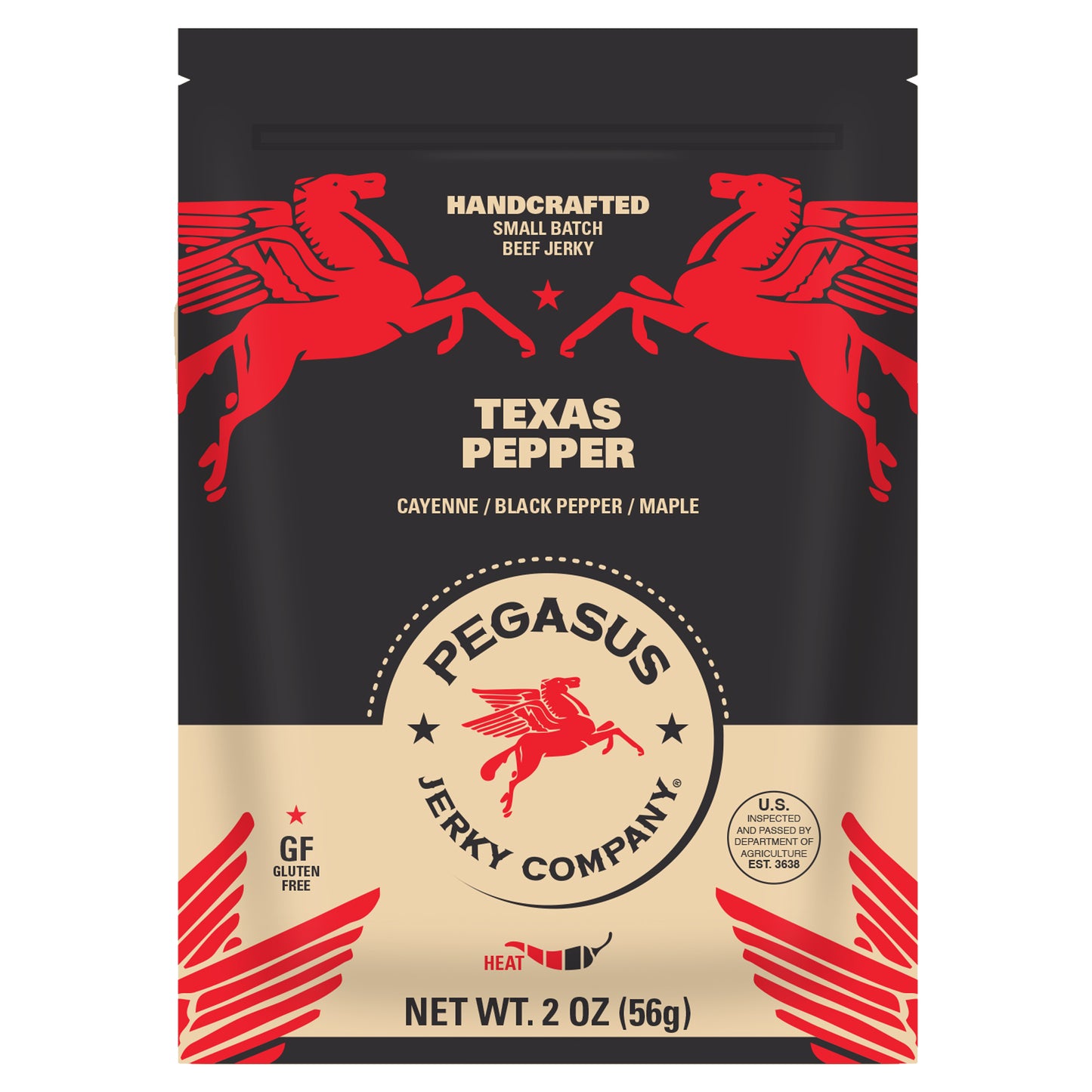 Texas Pepper Beef Jerky 2oz