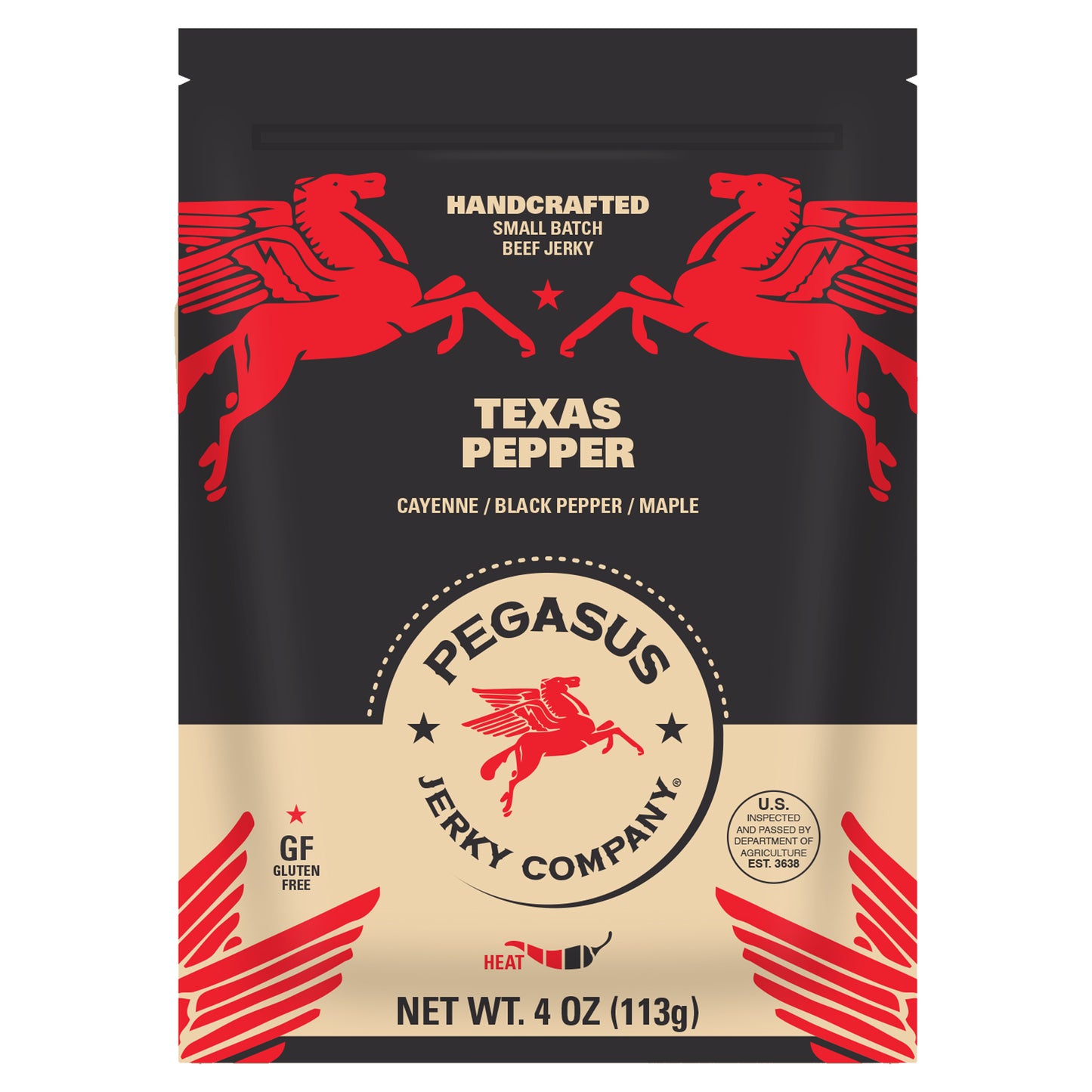 Texas Pepper Beef Jerky 4oz