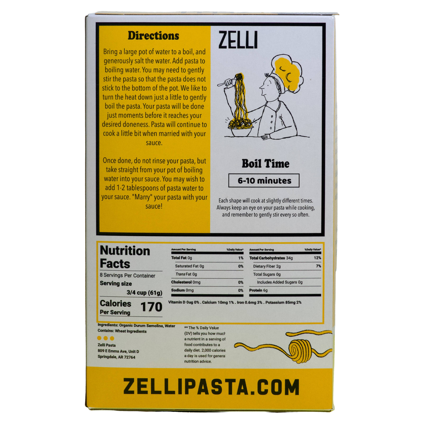 Zelli Trottole Pasta