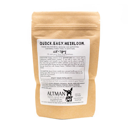 Heirloom Yellow Stone Ground Buttermilk Cornbread Mix - The Local Palate Marketplace℠