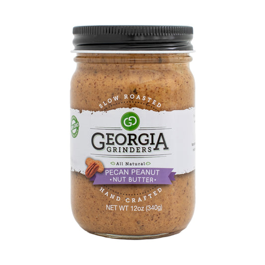 Georgia Grinders 12 oz Pecan Peanut Nut Butter